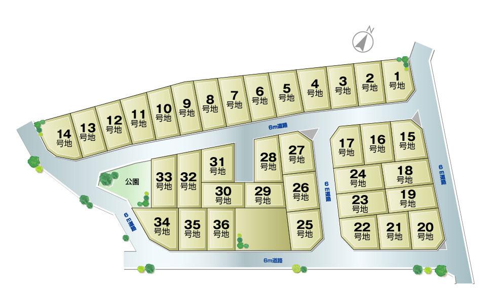 The entire compartment Figure. Big Town of all 36 House!  