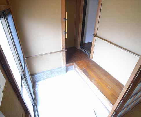 Entrance. Is the entrance as seen from the Western-style