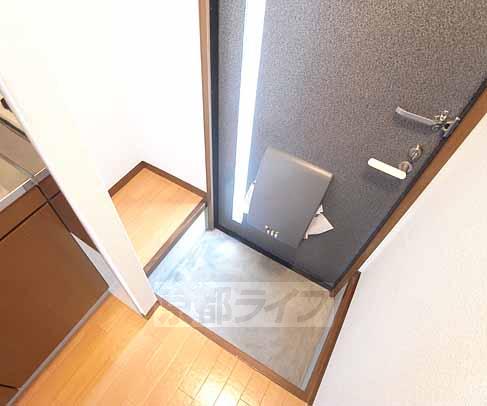 Entrance. There is space on the side