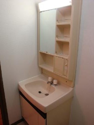 Washroom. Independent wash basin