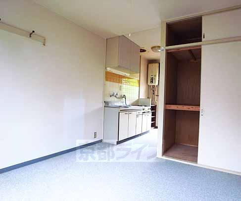 Living and room. Produce a large space, but there is no partition.