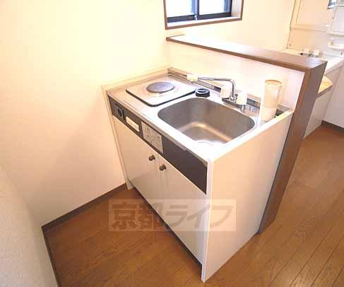 Kitchen. It is a little kitchen that was changed.