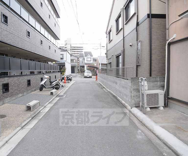 View. But before the road.