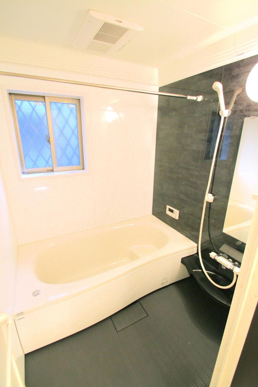 Bathroom. There is a window in the bathroom