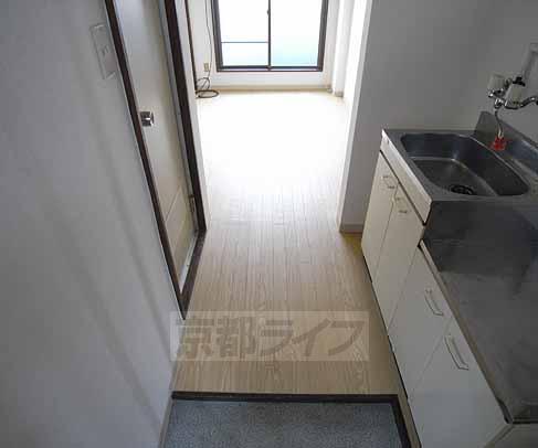 Living and room. Entrance is bright.