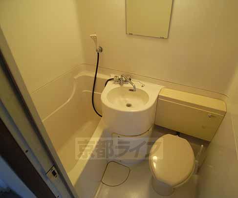 Bath. Cleaning a breeze in the unit bus.