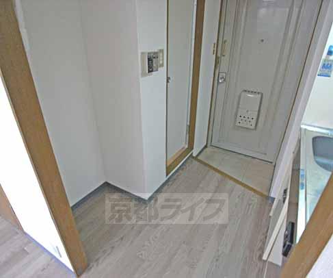 Living and room. There is also space for a refrigerator.