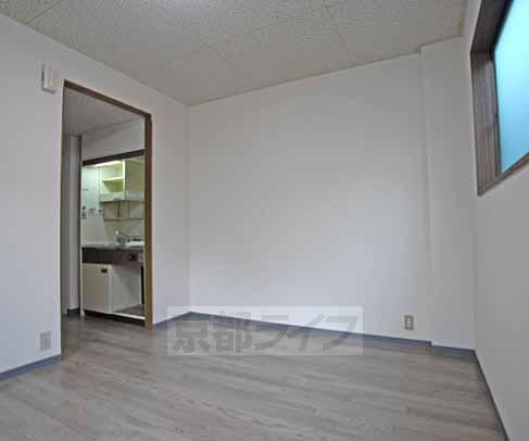 Living and room. It is a simple floor plan.