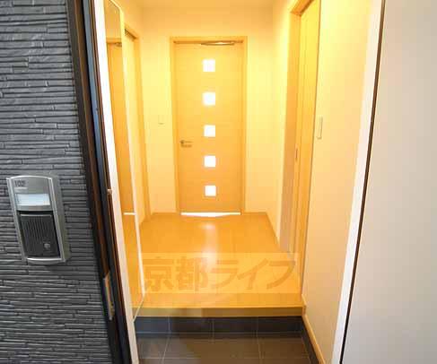 Entrance. It comes with a shoe box next to