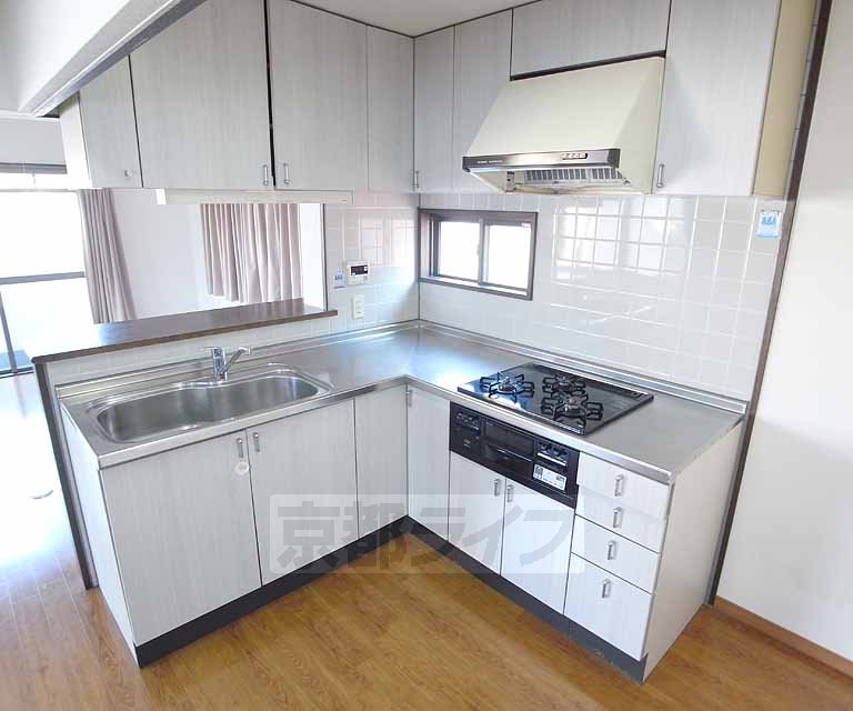 Kitchen. L-shaped kitchen