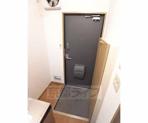 Entrance. There is space on the side