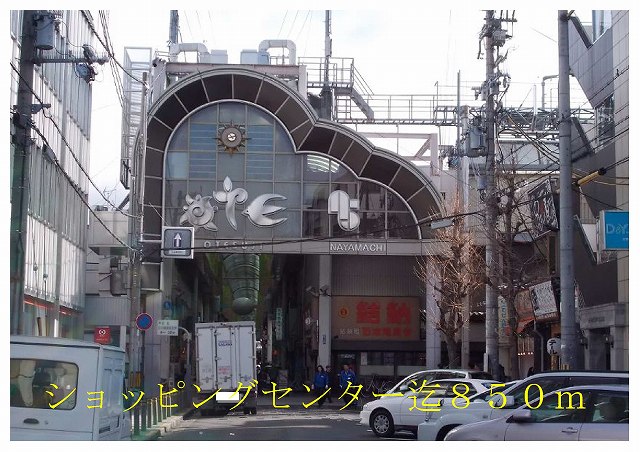 Shopping centre. 850m until the major muscle mall (shopping center)