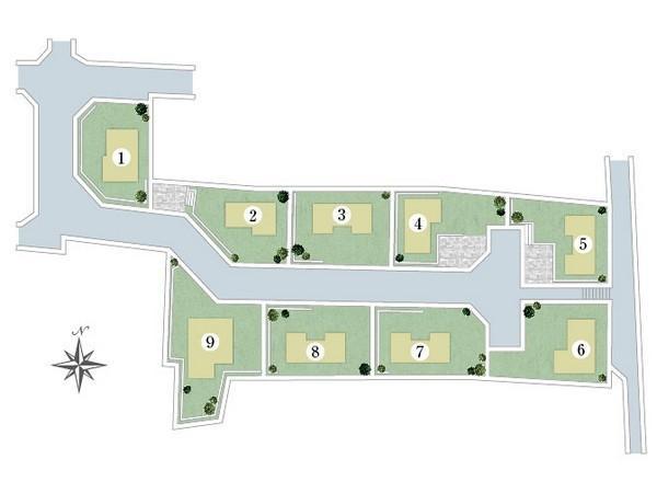 Compartment figure. Land price 43,750,000 yen, Land area 222.39 sq m