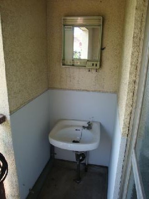 Washroom. Wash basin