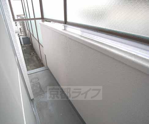 Balcony. Blindfold comes with properly.