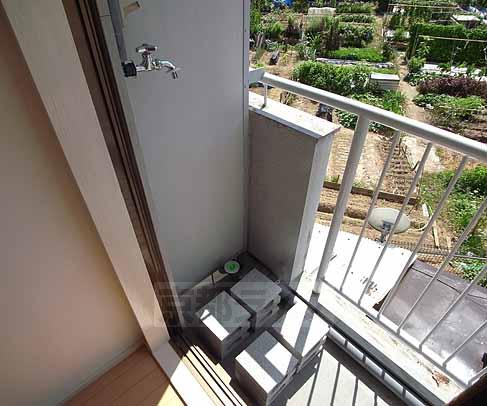 Balcony. Washing machine can be installed on the balcony.