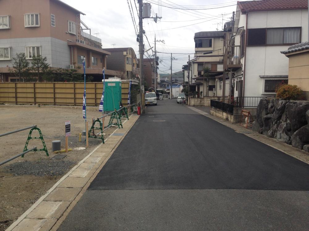 Local photos, including front road. Front road local photo No. 1 destination ~ No. 4 point side