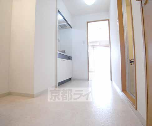 Other room space. Is a point of view from the front door.