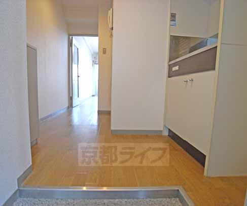 Living and room. Point of view from the front door.