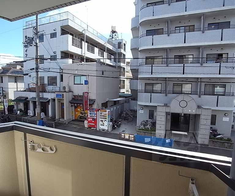 View. A view from the veranda.