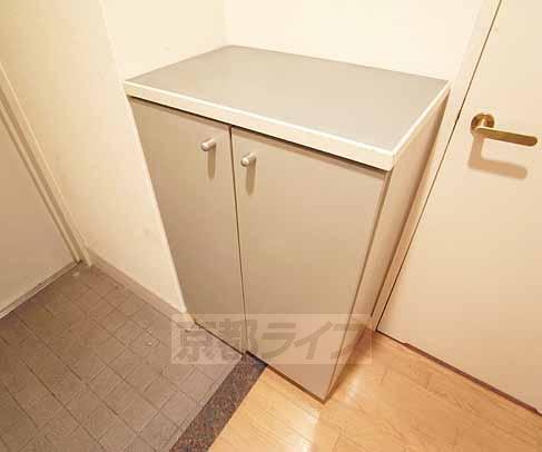 Entrance. There is also a cupboard.