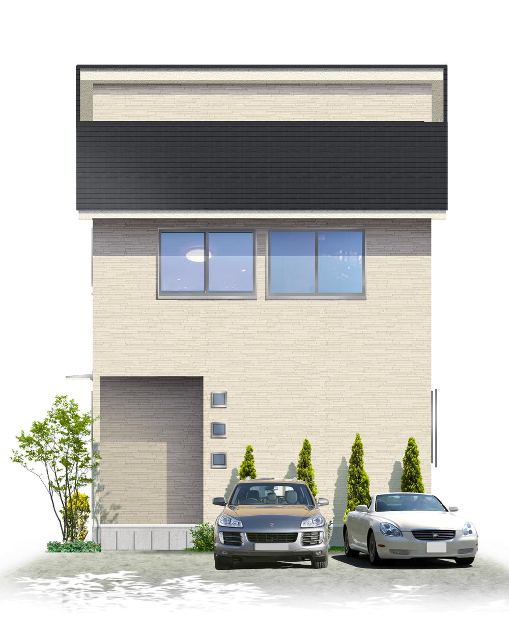 Building plan example (Perth ・ appearance). Building plan example (No. 2 locations) Building Price      Ten thousand yen, Building area 91.08 sq m