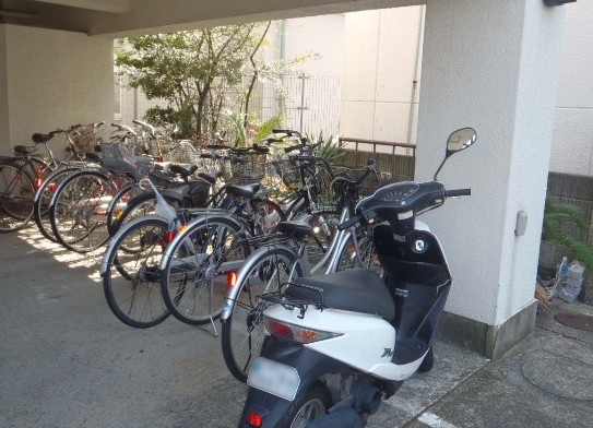 Other common areas. Bicycle-parking space