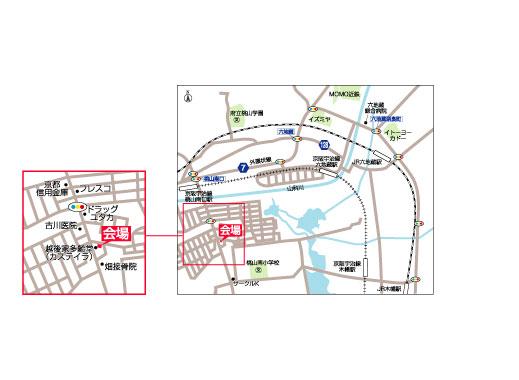 Local guide map. Information map