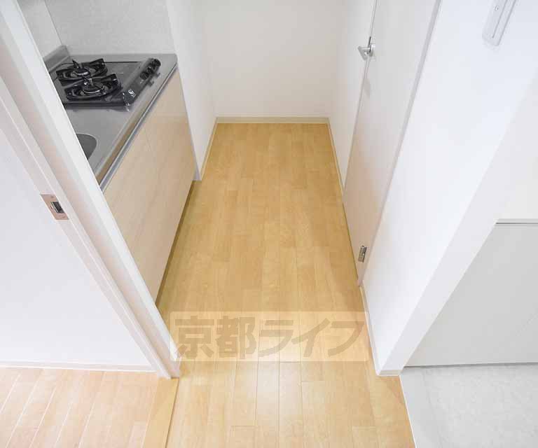 Kitchen. Also spacious around the kitchen.