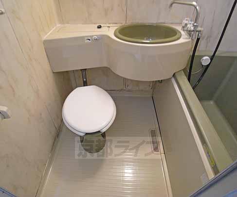 Toilet. Toilet part of the unit bus.