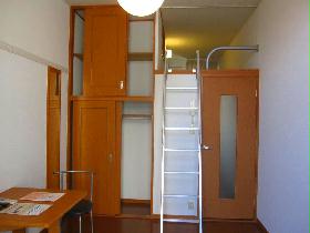 Living and room. The storage space is full of loft type of room.