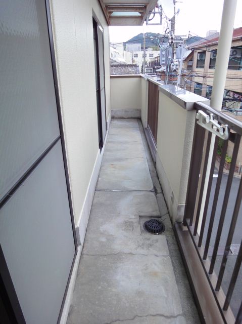 Balcony. Veranda is also wide.