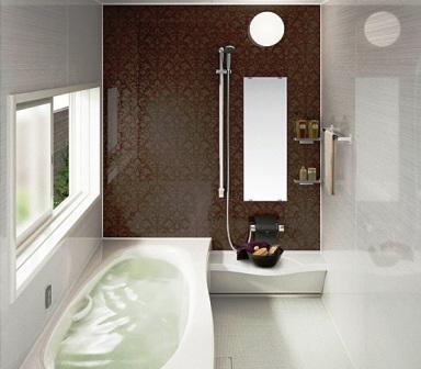 Bathroom. Example of construction