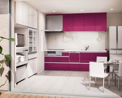 Kitchen. Example of construction