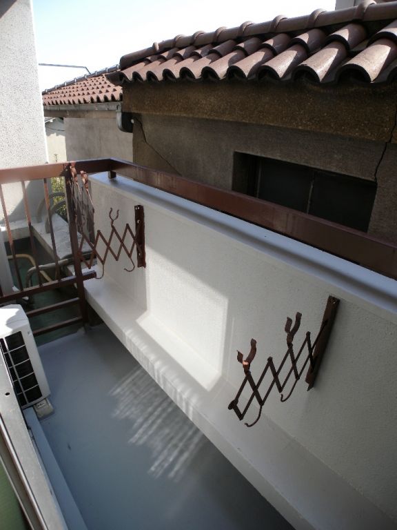 Balcony. It is the spread of the veranda