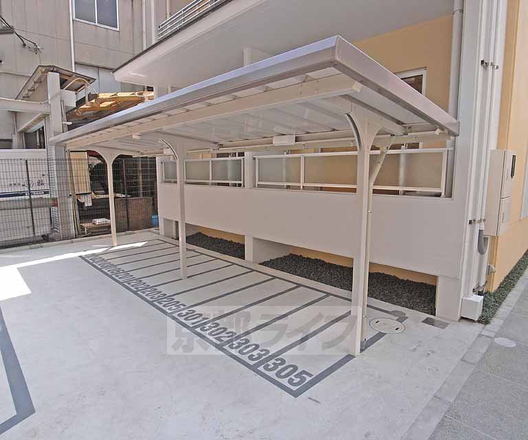 Other common areas. Is a parking lot with a roof.