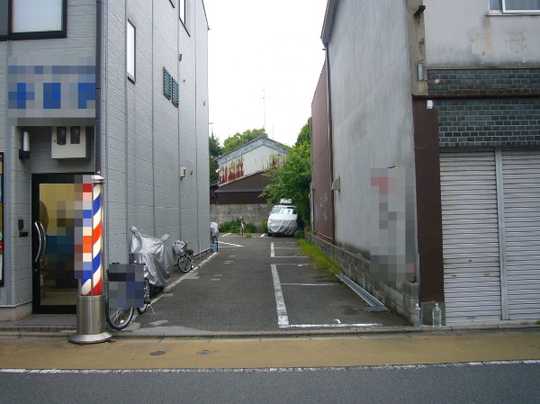 Local land photo. It is land facing the Omiyadori.  [Photo seen from the west side]