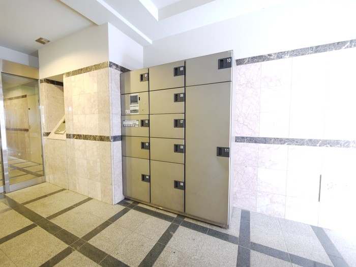 Entrance. Delivery Box