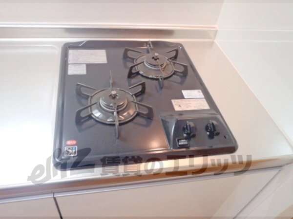 Kitchen. Two-burner stove with