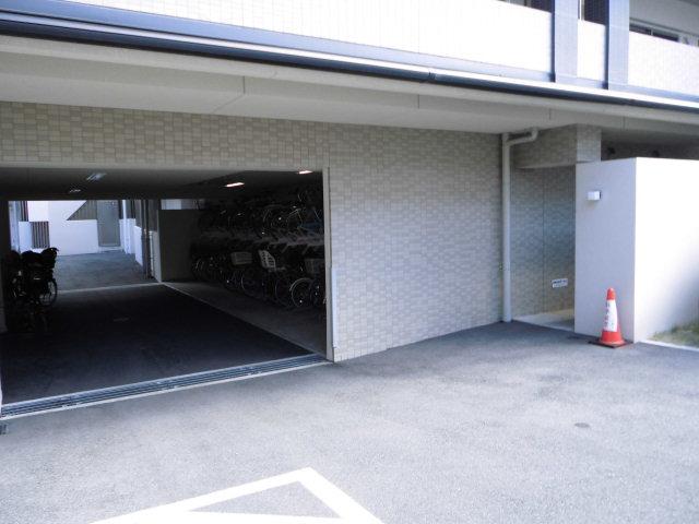 Parking lot. Common areas