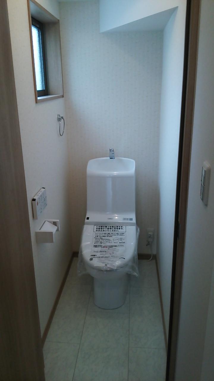 Toilet. The second floor toilet. 