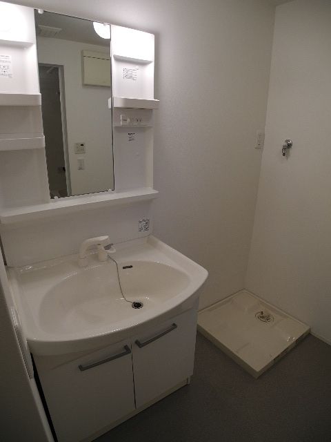 Washroom. Attention to the size of the wash basin