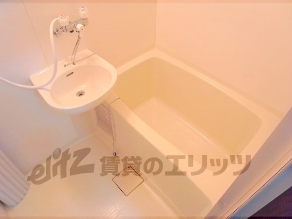 Bath. Bathroom is also clean.