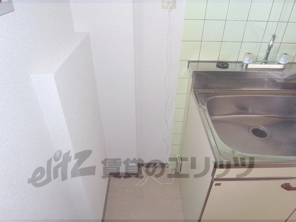 Other room space. Refrigerator is the yard.