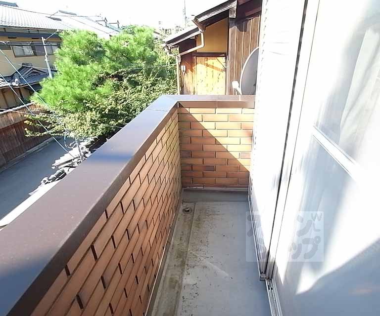 Balcony. It is the south side of the balcony