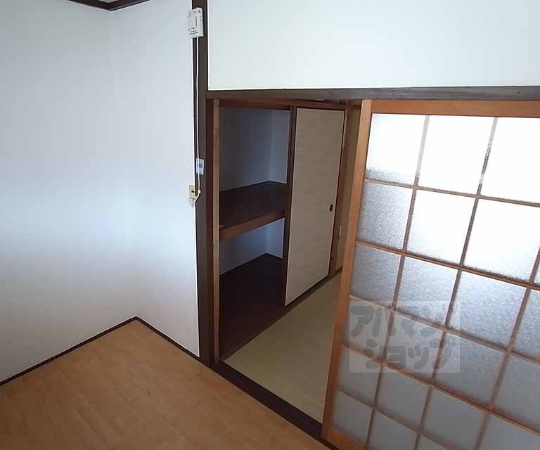 Living and room. There is also an installation space, such as a cupboard.