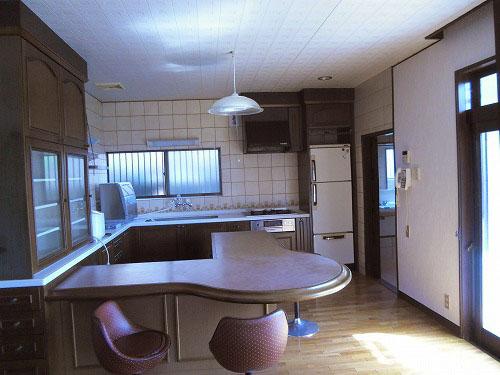 Kitchen. Storage cabinet with plenty of kitchen