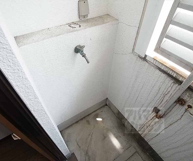 Other room space. Veranda washing machine can be installed