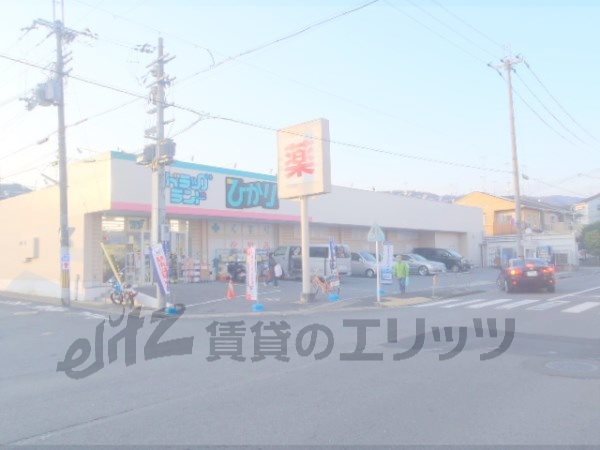 Dorakkusutoa. Drag land Hikari Nishigamo shop 210m until (drugstore)