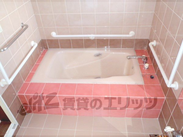 Bath. Relaxing bath time in a wide bath